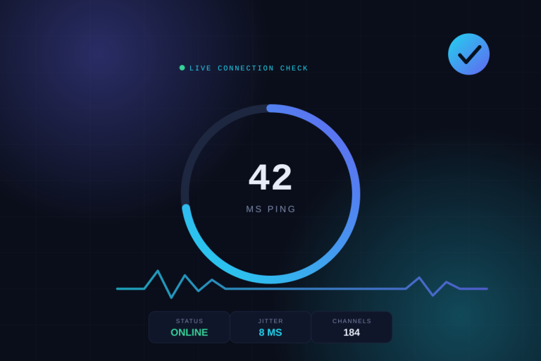 IPTV Checker Results Explained: What Ping and Jitter Actually Mean